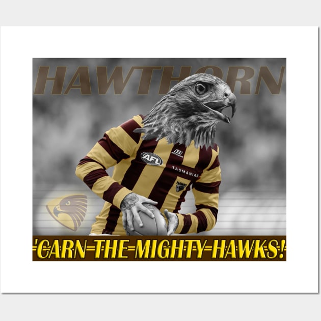 OG AFL - Hawthorn Hawks Wall Art by OG Ballers